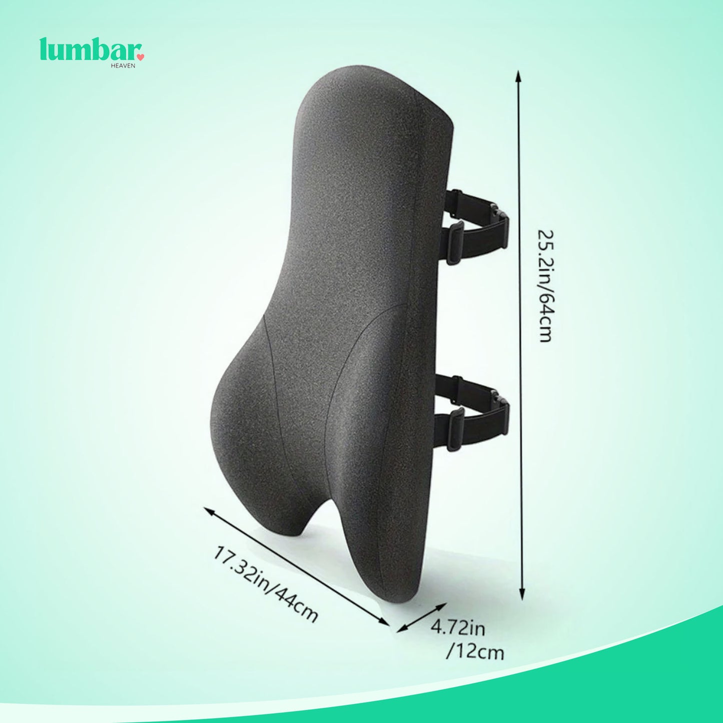 Lumbar Heaven Work From Anywhere Lumbar Support Cushion - Lumbar Heaven