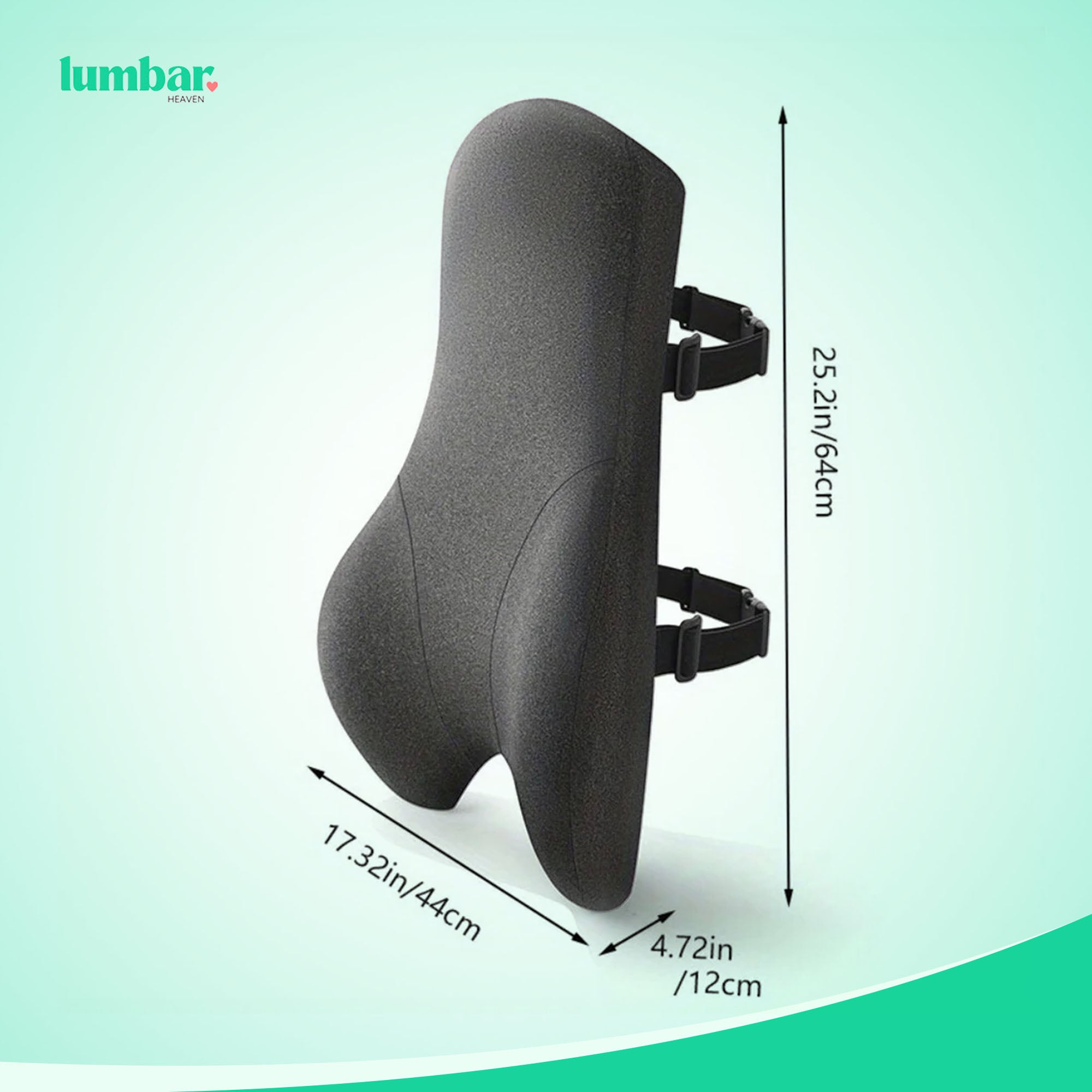 Lumbar Heaven Work From Anywhere Lumbar Support Cushion - Lumbar Heaven